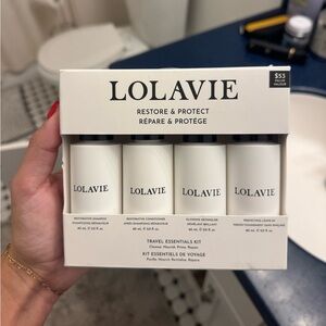 Lolavie Restore & Protect Travel Kit - Soft Pink